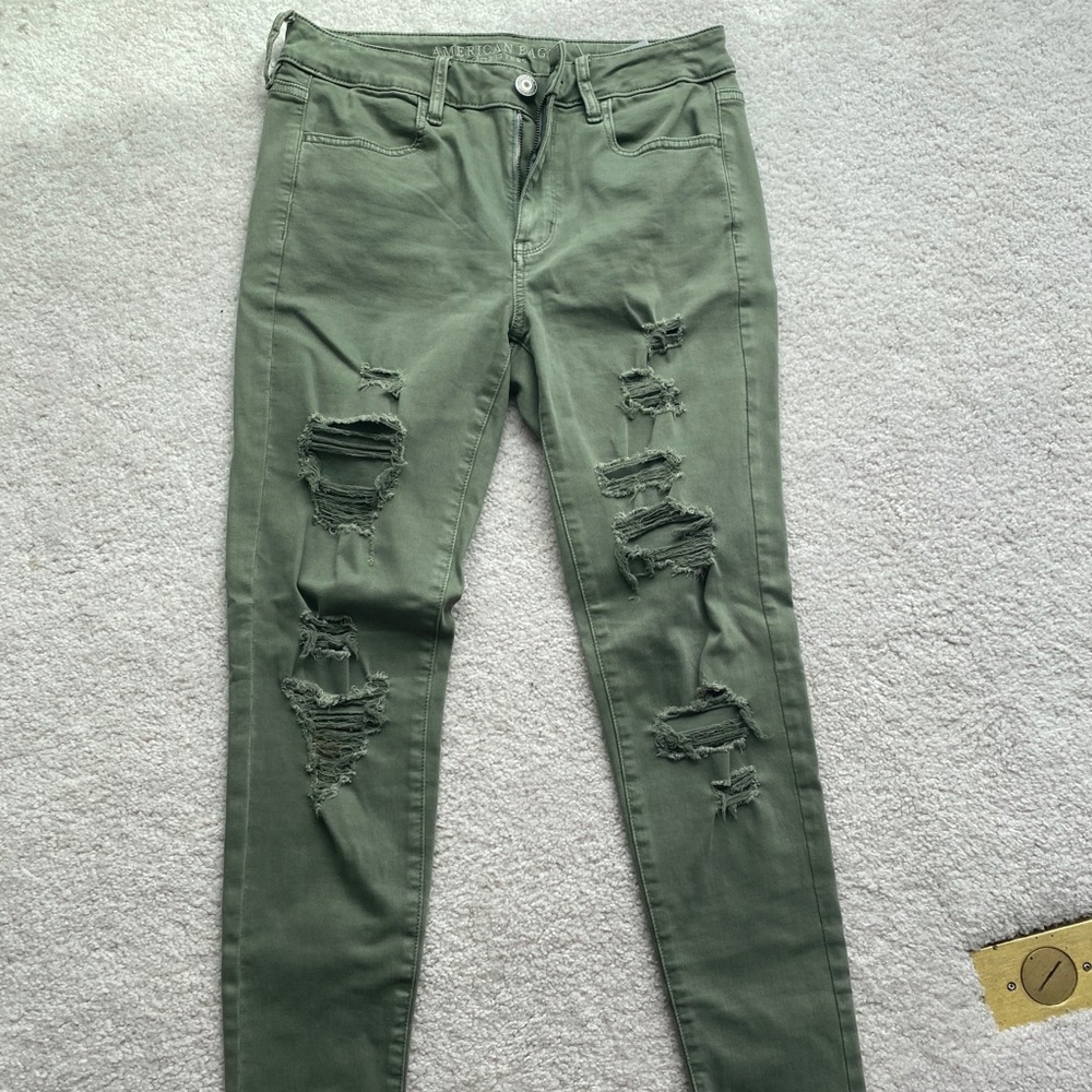 American Eagle Olive Jegging